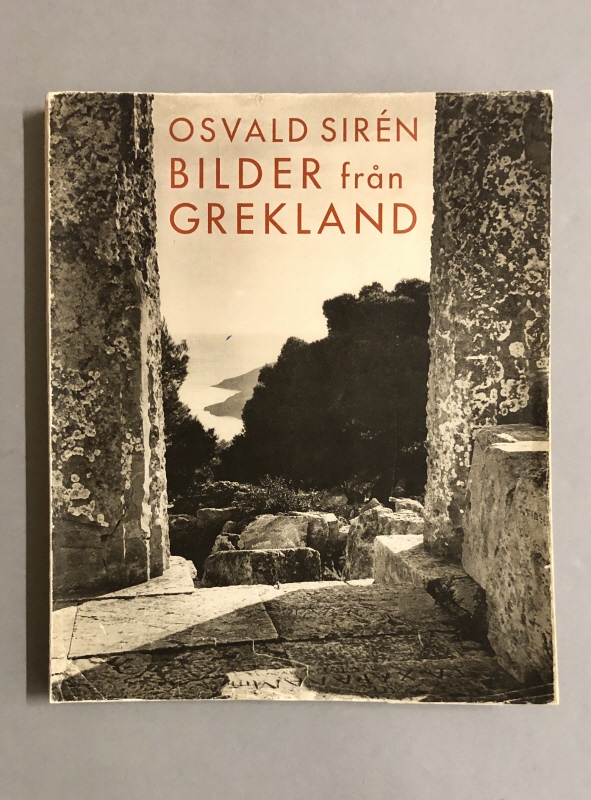 Bok. Osvald Sirén: Bilder från Grekland