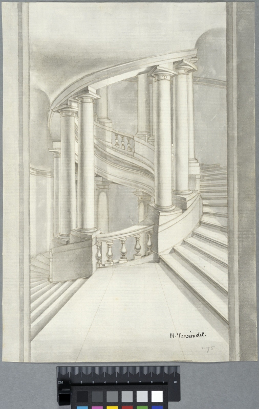 Den ovala trappan i Palazzo Barberini