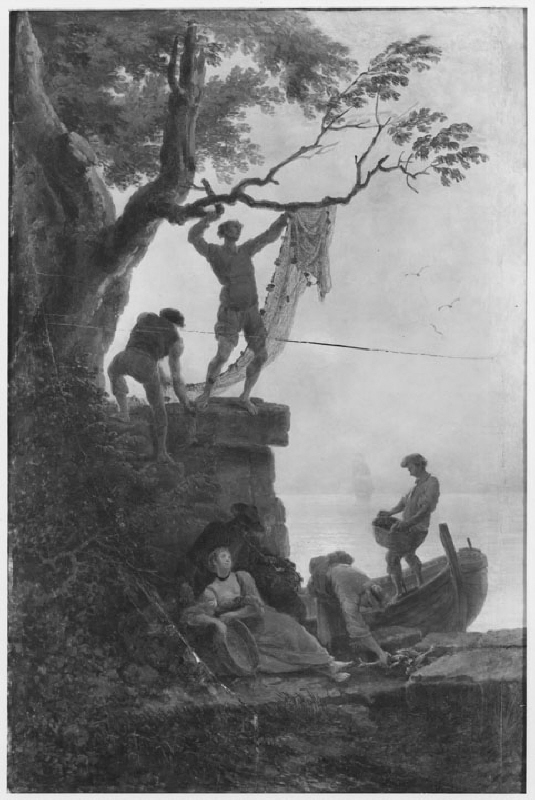 Fishermen at the Shore