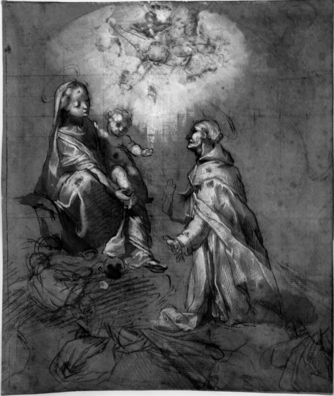 Jungfrun avgudas av Sankt Antonius av Padua