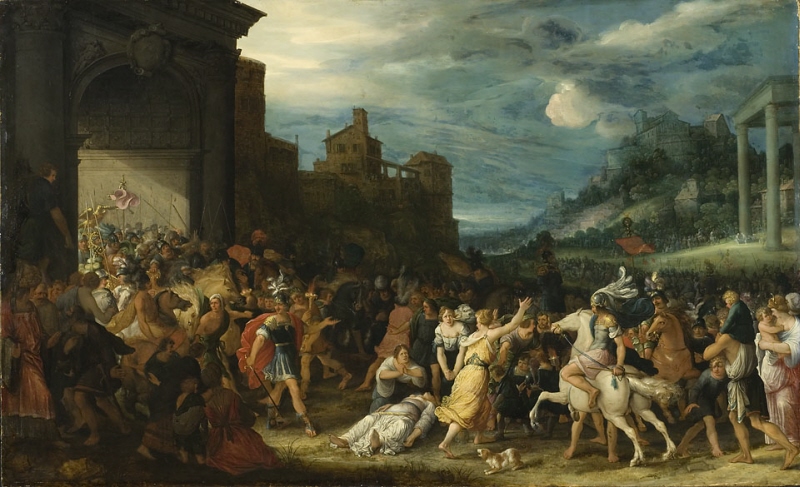 The Horatii Entering Rome