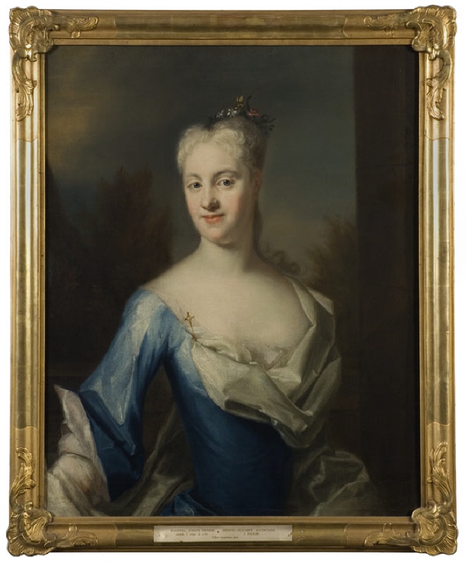 Hedvig Elisabeth Paulin (1716-1806), gift med kommerserådet Jonas Alströmer