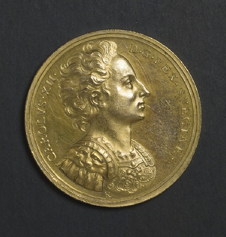 Medalj över Karl XII (1682-1718)