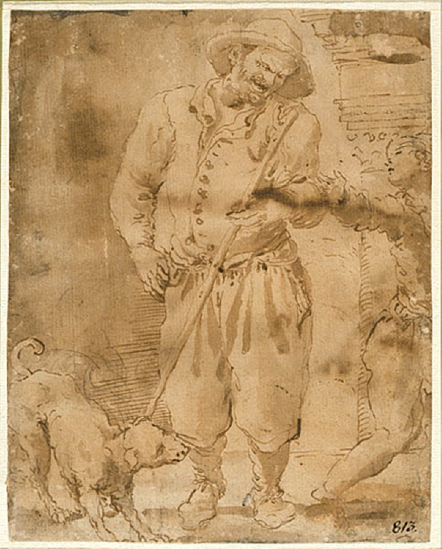 The Blind Beggar with a Dog