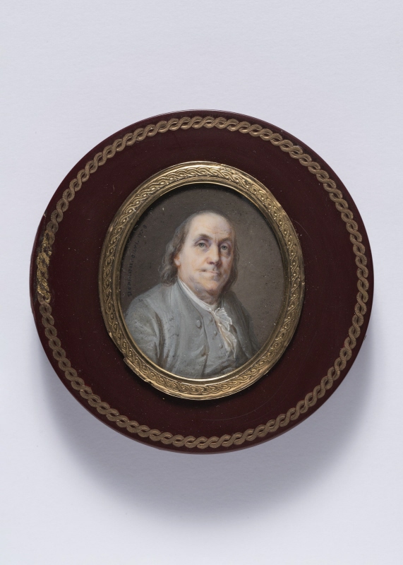 Benjamin Franklin (1706-90), statsman, författare, 1778