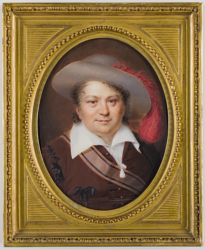 Portrait of Antoine Michaut, actor at the French National Theatre