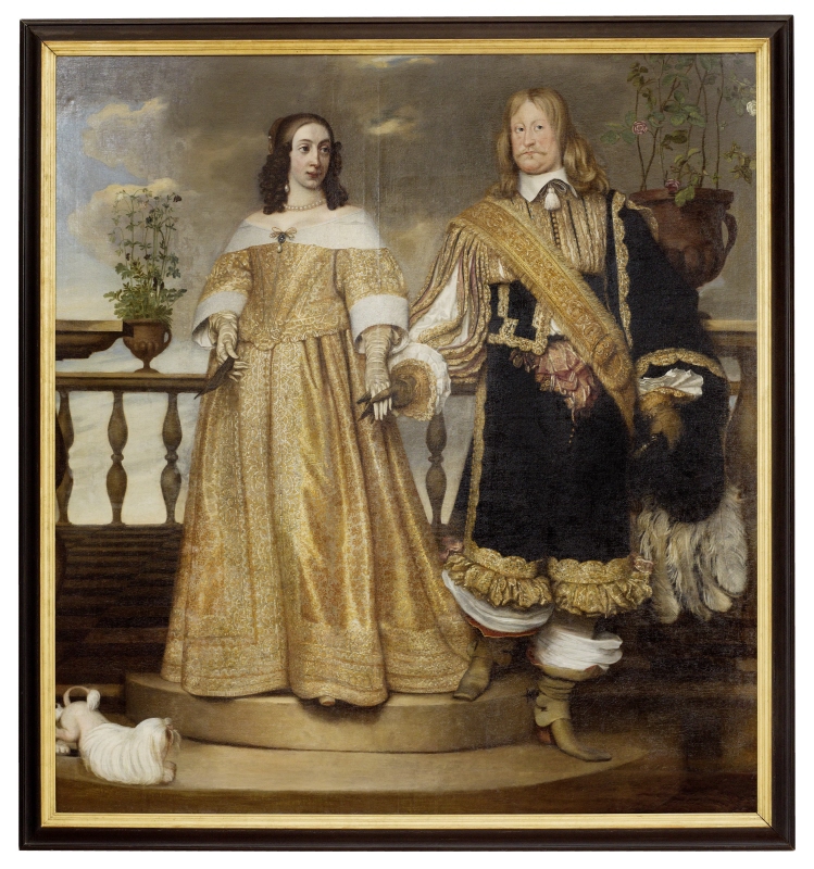 Maria Eufrosyne (1625–1687), prinsessa av Pfalz-Zweibrücken och Magnus Gabriel De la Gardie (1622–1686), greve, riksråd, riksmarskalk, rikskansler, riksdrots, 1653