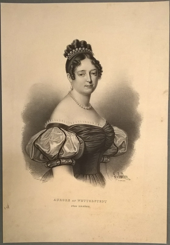 Charlotta Aurora de Geer, g.m. Gustaf af Wetterstedt (1776-1837), greve, statsman