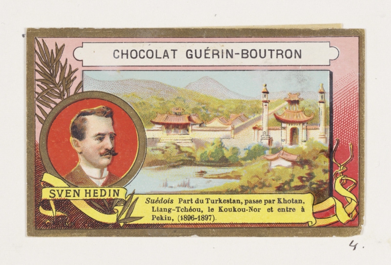 Reklam för chokladen "Boutron"