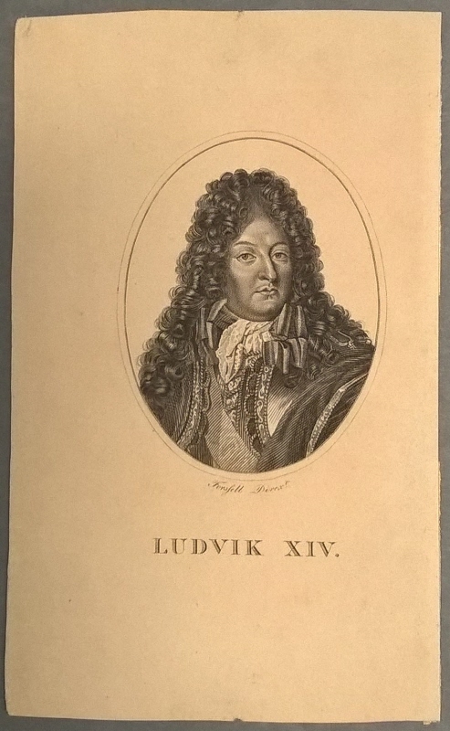 Ludvig XIV (1638-1715), kung av Frankrike, g.m. Maria Teresia av Spanien