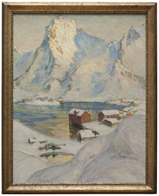 An Arctic Spring Day. Study from North Norway