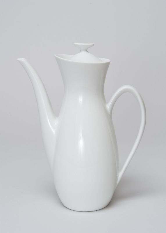 Coffee pot with lid, decor ”Blanca” model ”SB”