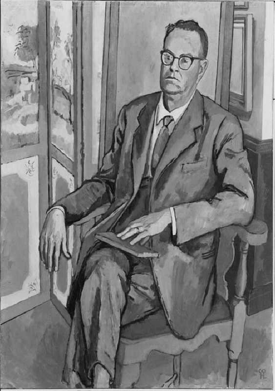Tage Erlander (1901-1985), prime minister, Doctor of Philosophy, married to Aina Andersson
