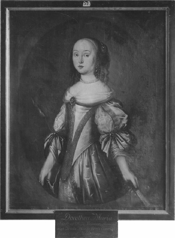 Dorotea Maria, 1641-75,  prinsessa av Sachsen-Weimar
