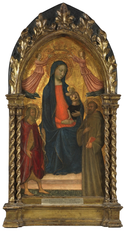 Madonna and Child with St John the Baptist and St Francis