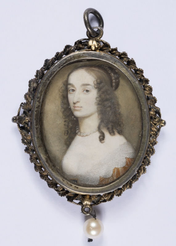 Porträtt av Louise Hollandine, prinsessa av Pfalz (1622-1709)