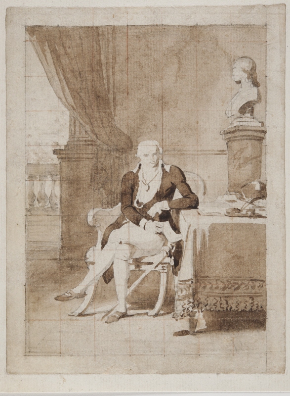 Porträtt föreställande Johan Claes Lagersvärd [1756-1836] i Florens