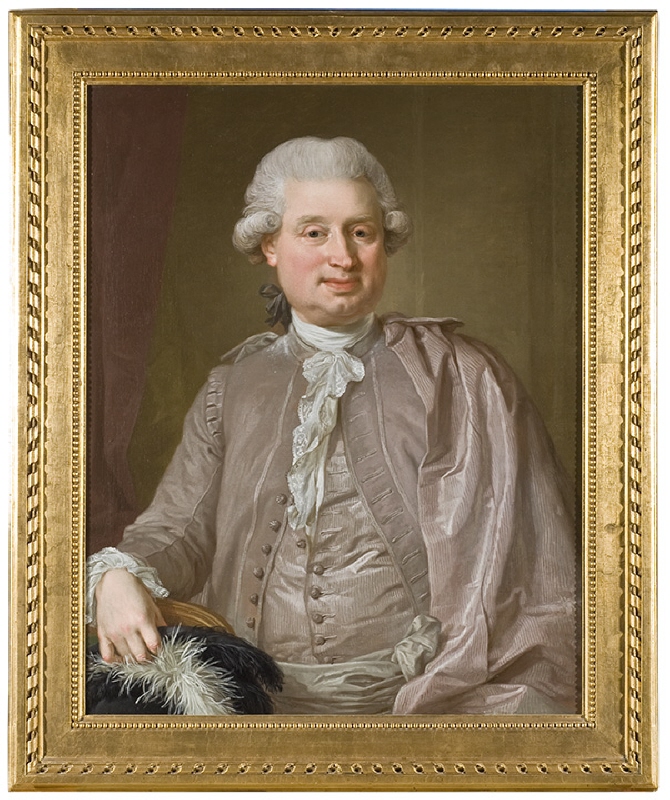 Porträtt av grosshandlaren Johan Fredrik Burghardi