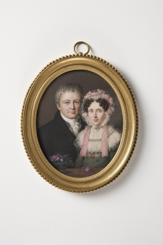 Count Hermann Wilhelm Baudissin (1798-1891) and his wife Augusta Andrea von Witzleben af Hude (1797-1845)