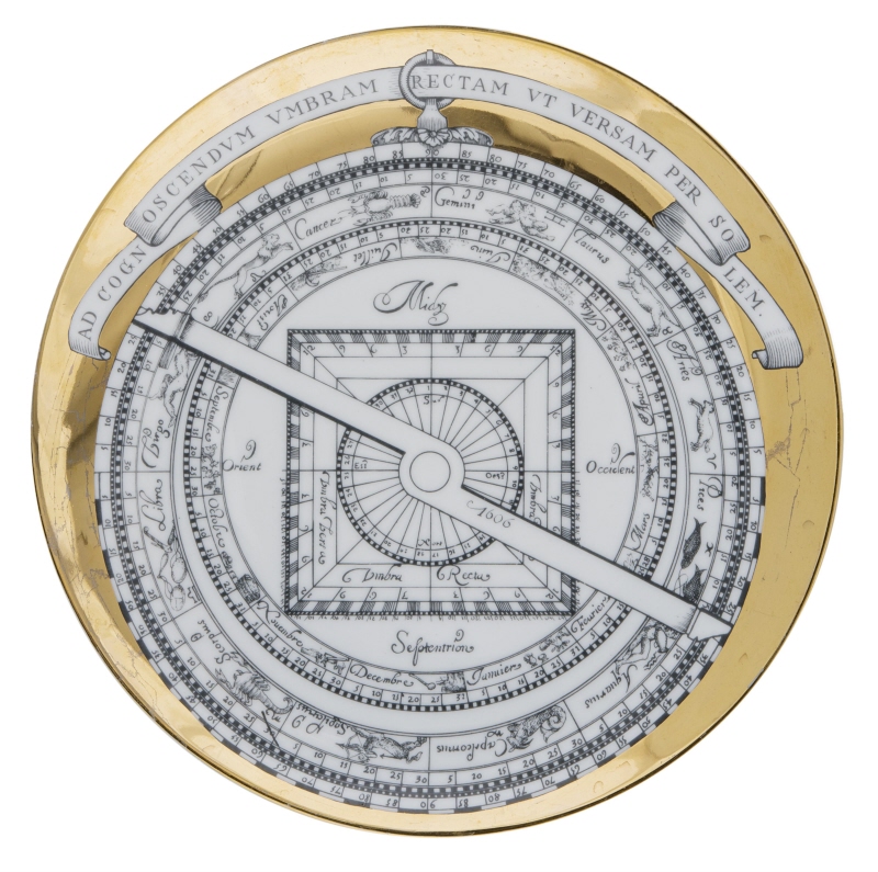 Tallrik "Astrolabio", en av ett par