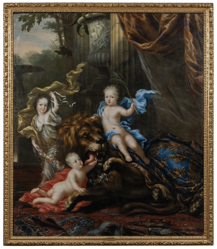 Hedvig Sofia and Gustav, Princes and Princess of Sweden, 1684