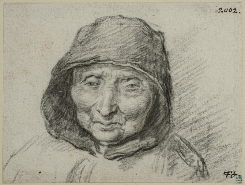 Portrait of an Old Woman, Full Face