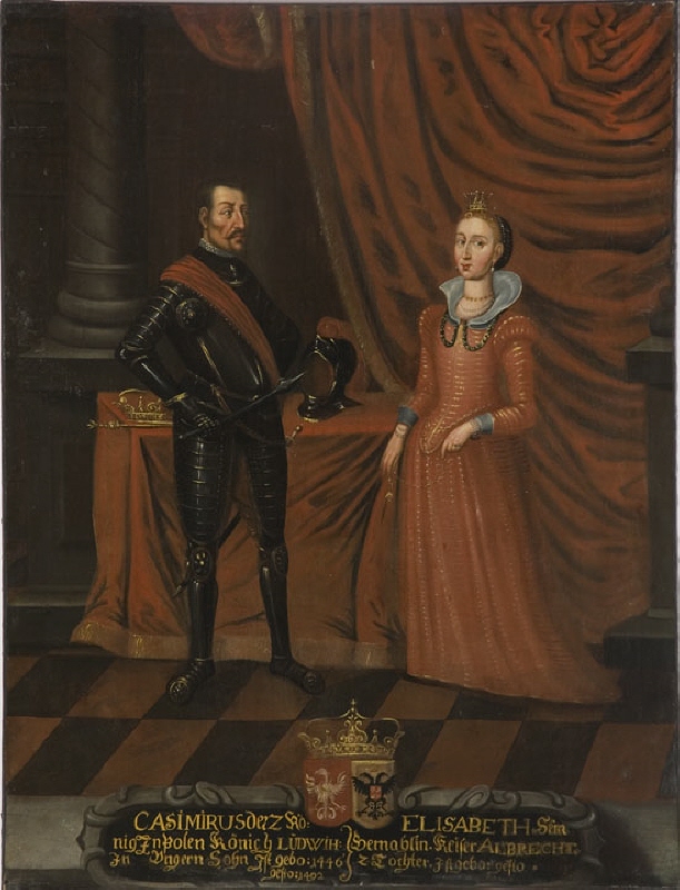 Casimir IV (1427-1492), King of Poland, and his consort Elizabeth (1437-1505), Archduchess of Austria, Queen of Poland