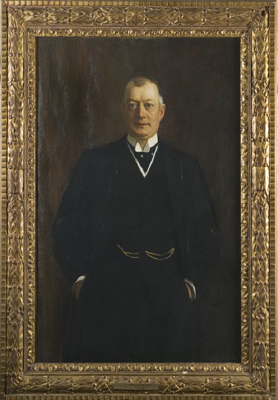 August Hjalmar Wicander (1860-1939), konsul, donator, gift med Anna Andersson