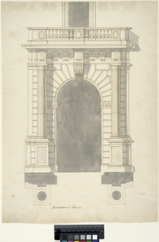 Portalen till Palazzo Sciarra, Rom