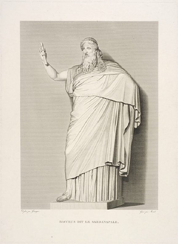 Bacchus, grekisk skulptur