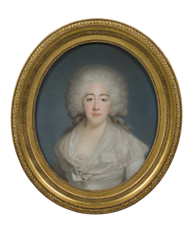 Porträtt av Marie-Joséphine Louise Bénédicte, prinsessa av Savojen, grevinna av Provence, kallad Madame