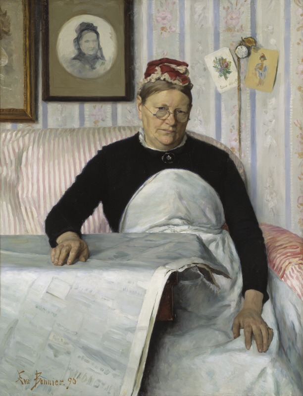 Brita Maria (Mussa) Banck (1830–1906), Housekeeper, 1890