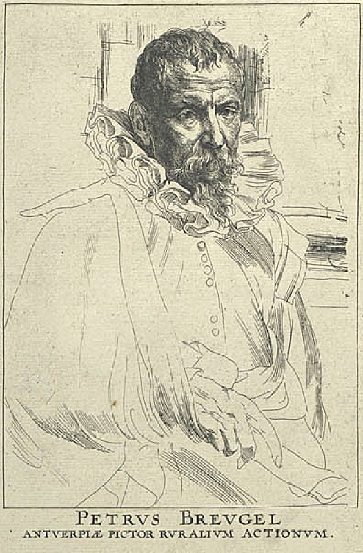 Porträtt av Pieter Breughel d.y.