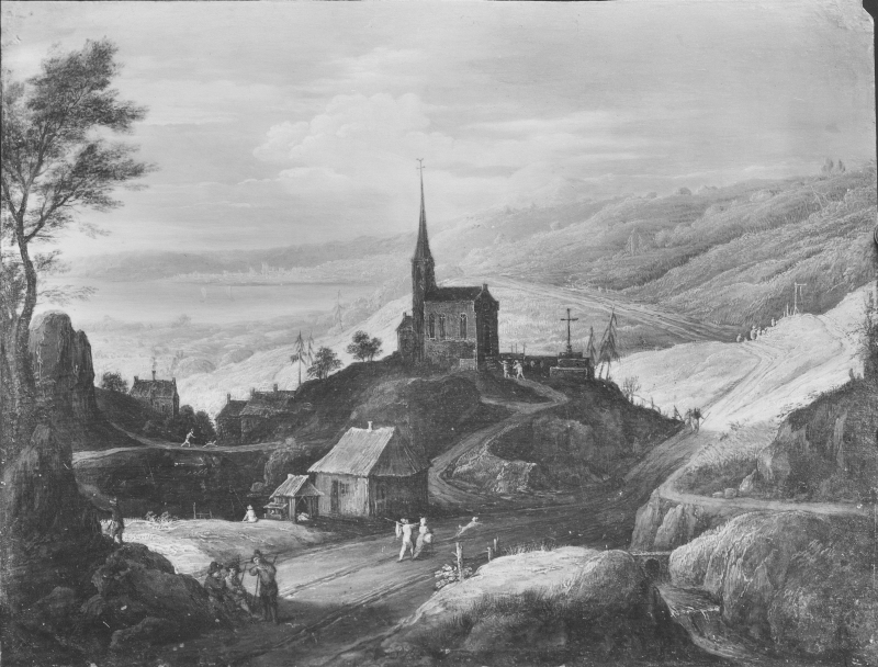 Mountain Landscape with a Church