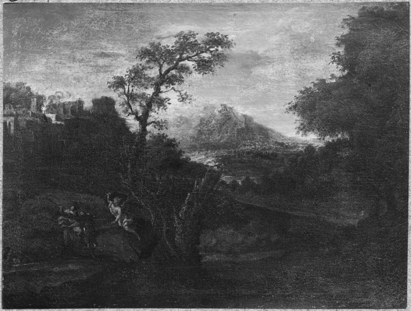 Landscape with an Angel Halting a Rider