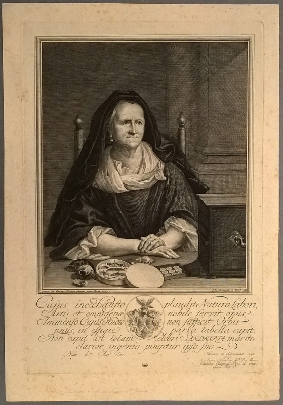 Esther Barbara, g.m.  Joachim de Sandrart (1606-1688), tysk målare