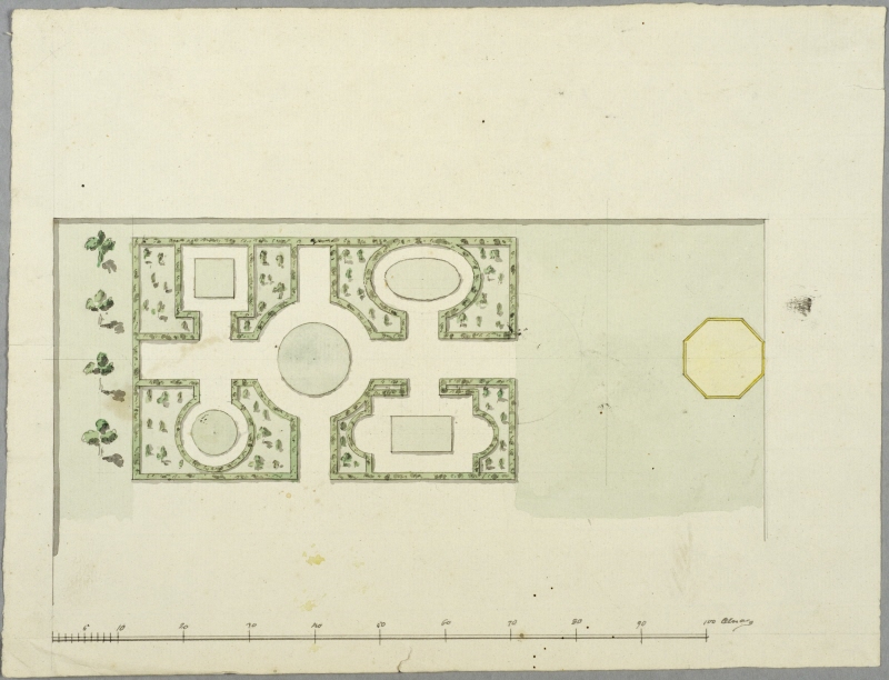 Bosquet with Octagonal Pavilion, Possibly for the Chinese Pavilion