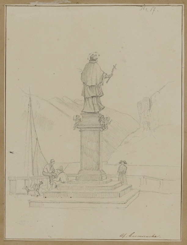 The Statue of Saint John of Nepomuk in Riva di Garda