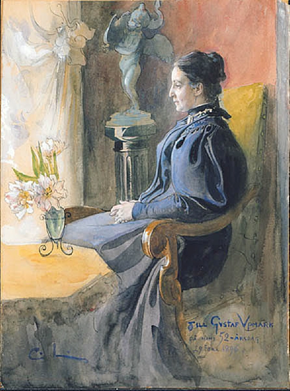 Eva Upmark, 1852-1944, född Kindstrand
