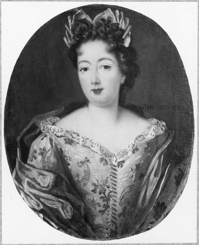 Mme de Nevers, Diane-Gabrielle de Thianges (död 1715), gift 1670 med Philippe-Julien Mazarini-Mancini, hertig av Nevers