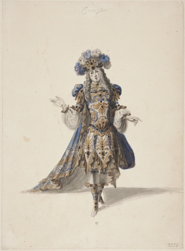 Costume proposal for Crinise from the opera Proserpine
