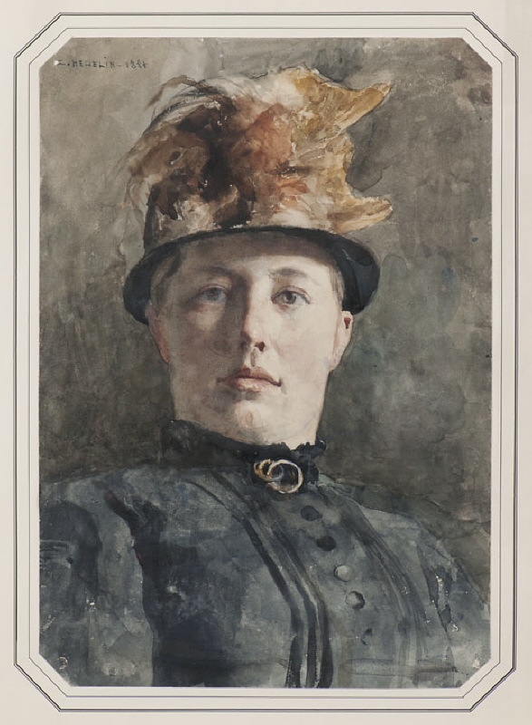 Possibly Wilhelmina (Mina) Bredberg, married Carlson (1857–1943), Artist