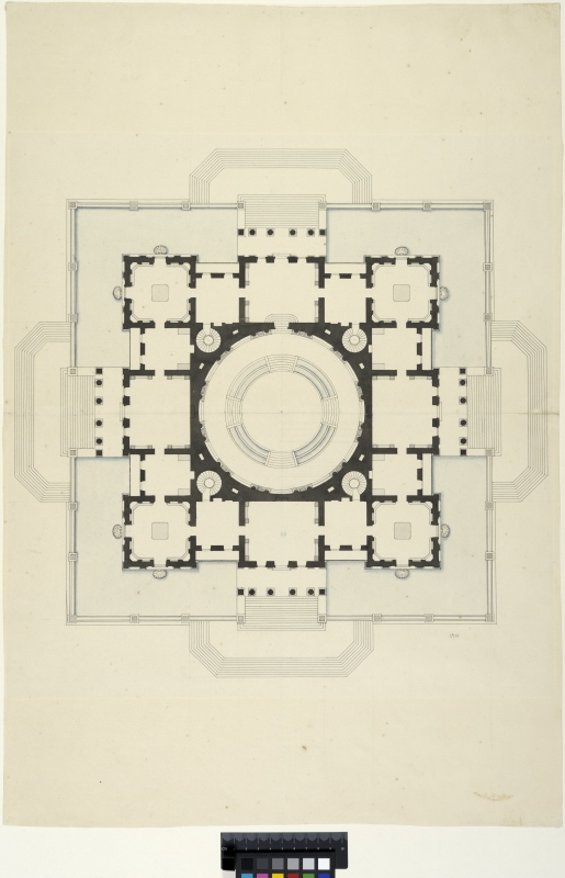 Plan for a Temple of Apollo at Versailles