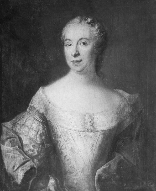 Maria Christina Gyllenram (1716-1776), married to 1. captain Christoffer Fredrik von Scheven, 2. governor John Råfelt
