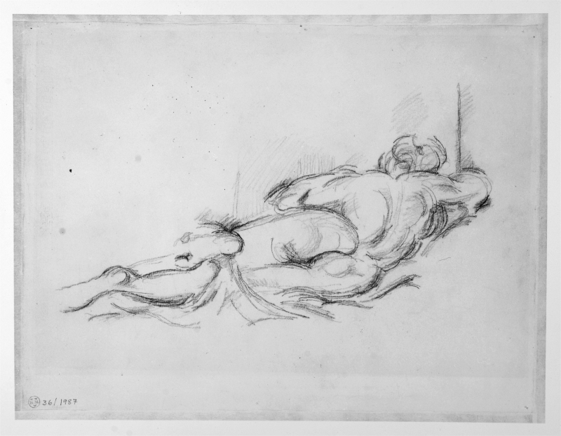 Sovande hermafrodit, efter antik i Louvren