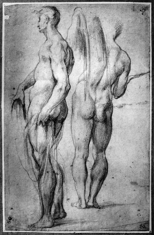 Study for two angels