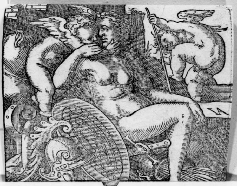 Venus och två amoriner