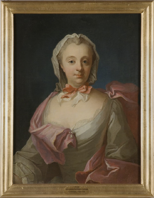 Omförd till NM 2151. Fredrika Wrangel af Lindeberg, 1728-1788