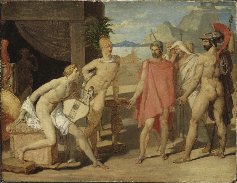 Achilles Receiving in his Tent the Envoys of Agamemnon