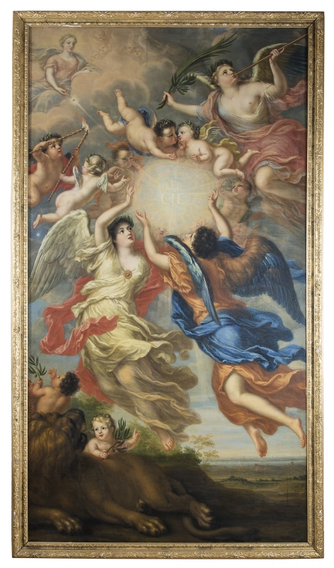 Allegori över konung Karl XI:s och drottning Ulrika Eleonoras förmälning